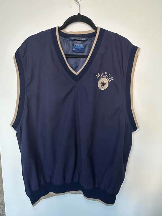 Sunderland of Scotland Other - Sunderland of Scotland Classic Pullover V-Neck Golf Vest Navy Blue